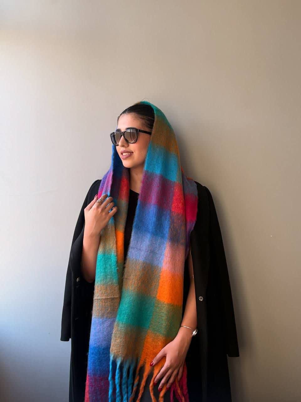 شال موهر زمستانی(بیگ اسکارف)
