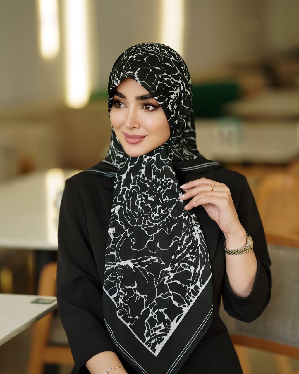 روسری کرپ حریر