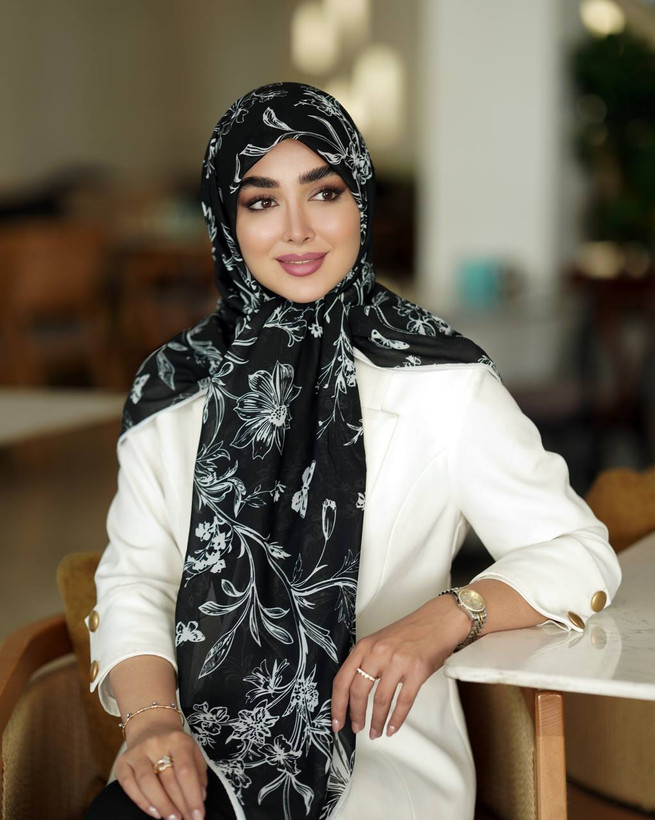 روسری کرپ حریر